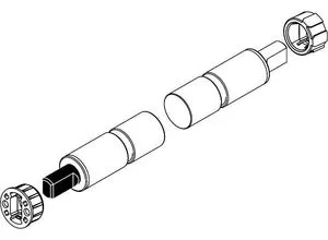 Hansgrohe Dämpfer Set f. EluPura WC-Sitz , 94865000 94865000
