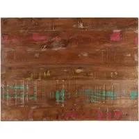 vidaXL Tischplatte 80x50 cm aus massivem Altholz - Zubehör für Möbel: Verleihe deinem Tisch mit dieser einzigartigen, handgefertigten Tischplatte aus recyceltem Altholz einen rustikalen Charme. Jedes Stück ist ein Unikat!