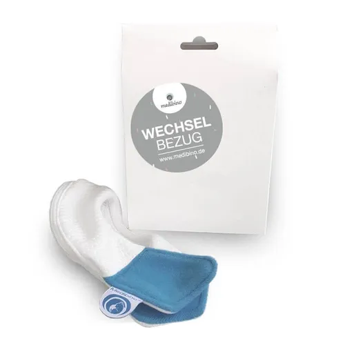 Wechselbezug / Kissenhülle, türkis, für: medibino® Der Babykopfschutz
