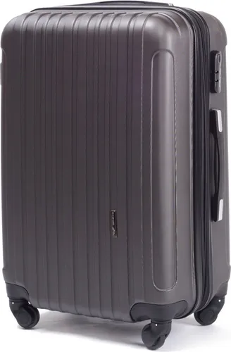 W WINGS Geräumiger Kabinentrolley - Leichter Flugzeugkoffer - Koffer aus kratzfestem und wasserdichtem ABS Plus, mit elegantem Design und praktischem Kombinationsschloss. Ideal für Reisen mit Flugzeug oder Zug.