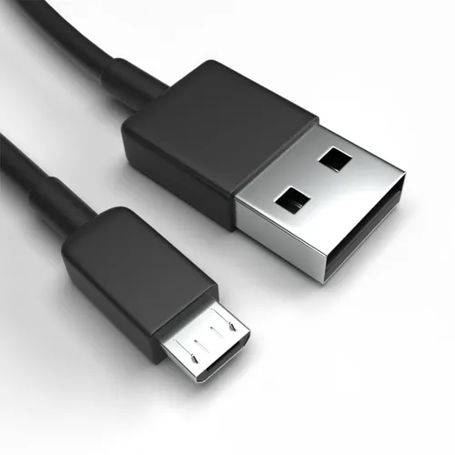 Micro-USB Ladekabel für Samsung Galaxy A10e 2019 Schwarz 50 cm Handy Schnellladekabel Datenkabel