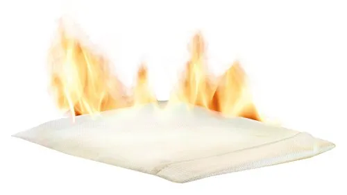 firebag Feuerfeste Tasche: Feuersichere Dokumententasche für Reisepass, Urkunden, Fotos u.v.m. (Feuerfeste Dokumententasche), Weiß