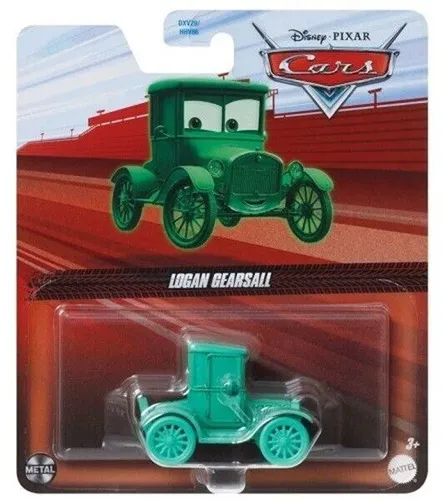 LOGAN GEARSALL Cars 1:55 Die-cast Auto Mattel Disney Metall Neu