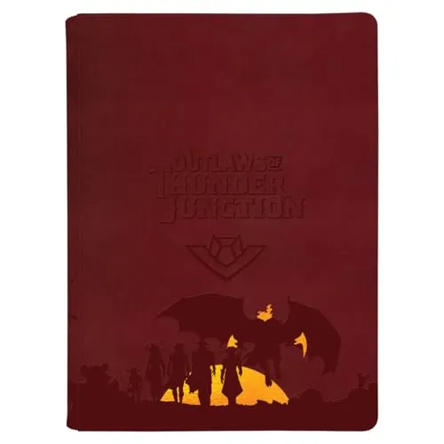 Ultra PRO - Outlaws of Thunder Junction 9-Pocket PRO-Binder - Sammelkartenalben für Magic: The Gathering - Bietet Platz für bis zu 360 Karten und schützt mit einem eleganten Kunstlederbezug und säurefreien Materialien.