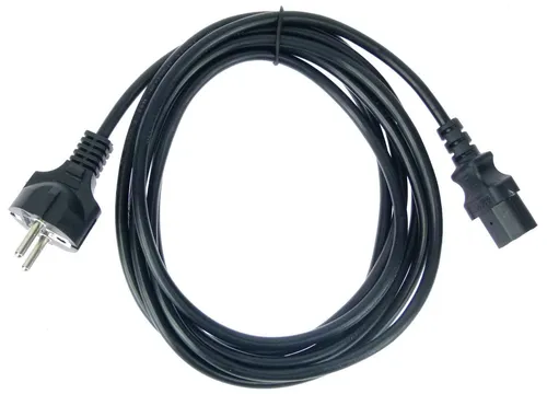 m Kaltgeräte Kabel Netzkabel Schuko 3x0,75 schwarz Stromkabel Netz Strom C13 3