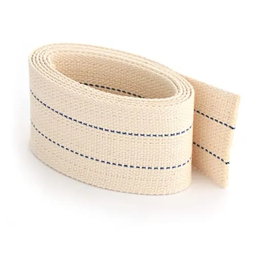 NKlaus Set 2x1 Meter 48mm Lampendocht aus 100% natürlicher Baumwolle - Kerzendochte für Ölbrenner und Öllampen, brennen gleichmäßig und rauchfrei mit gereinigtem Petroleum, ideal für ein stimmungsvolles Licht.