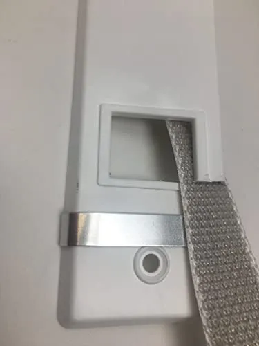 Rolladengurt Abdeckung Gurtwicklerblende OHNE Gurtausbau & Lochabstand 160 mm Weiß 1 Stück