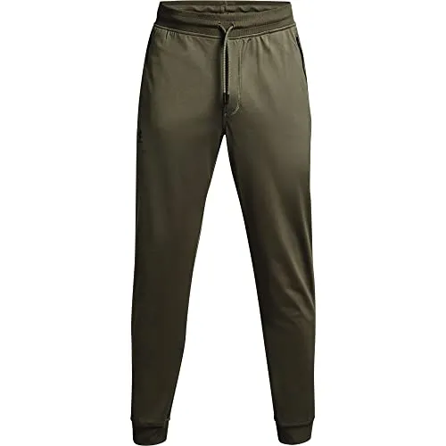Under Armour® Sportstyle Tricot Jogger Marine OD Green - Herren-Stoffhose aus 100% Polyester, ideal für Fitness und Freizeit mit modernem Design und optimalem Tragekomfort.