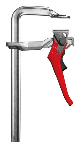 Bessey Ganzstahl-Hebelzwinge 120 x 60 mm - GH12 - Hochwertige Schraubzwinge aus Ganzstahl, ideal für präzises Spannen und maximale Stabilität in Werkstätten und Hobbyräumen.