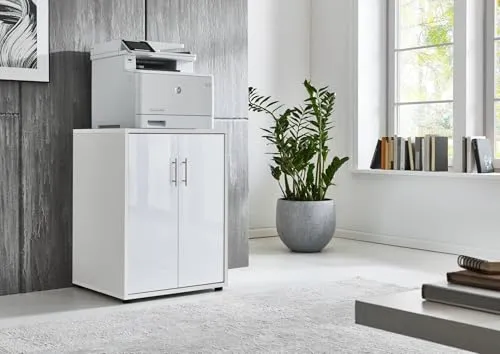 BMG Möbel Aktenschrank Druckerschrank Office Edition in weiß von BMG Möbel