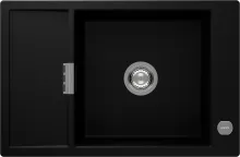 Schock Mono D-100XS-A Granitspüle mit Ablauffernbedienung - Sanitäranlagen & Zubehör - Hochwertige Cristadur Green Line Spüle aus über 99% natürlichen Materialien, reversibel und inklusive Holzschneidebrett für optimale Funktionalität.