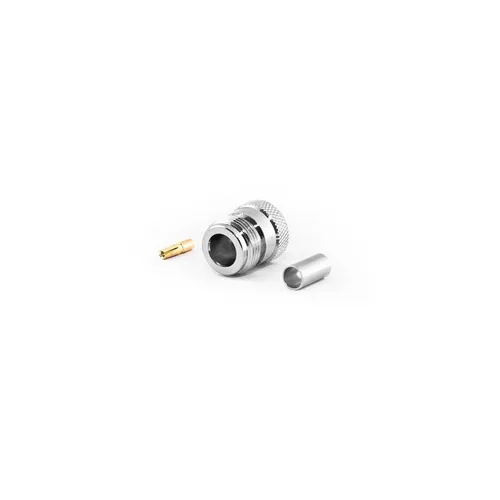 N-Buchse für HDF200 und RG 58 Kabel, Crimp Version