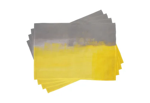 Abakuhaus Platzset Waschbare Stoff Esszimmer Küche Tischdekorations Digitaldruck, (4-teilig, 4-St., Set aus 4x), Grunge Wall Street Art