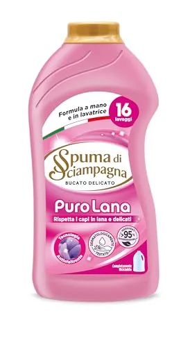 Spuma Di Scampagne Detersivo Bucato Liquid Pura Lana 1000 ml