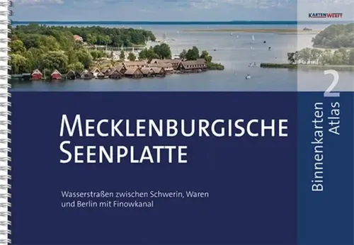 BinnenKarten Atlas 3 - Berlin und Brandenburg - Kartenmappe mit digitalen Karten für kostenlose App, ideal für Wassersportler in Berlin und Brandenburg.