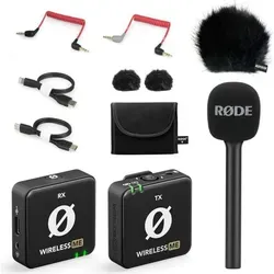 Rode Wireless ME mit Interview GO und Windschutz BK - Schwarz