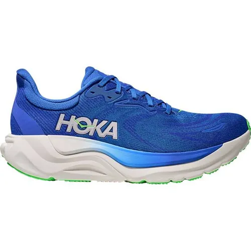 Hoka Herren Arahi 8 Schuhe Größe 41 in Blau - Ultraleichter Stabilitätsschuh mit verbesserter Passform und optimaler Dämpfung für angenehme Straßenläufe.