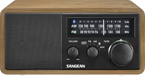 Sangean WR11BT Retro-Tischradio mit Bluetooth in braun von Sangean