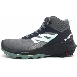 Salomon Outpulse Mid GTX Damen Wanderschuhe - Dunkel Grau, Größe 4,5 - Wanderschuhe mit GORE-TEX®-Technologie für wasserdichten Komfort und hervorragende Traktion auf jedem Terrain.