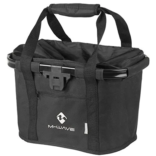 M-Wave Lenkerkorb Clip-On, schwarz