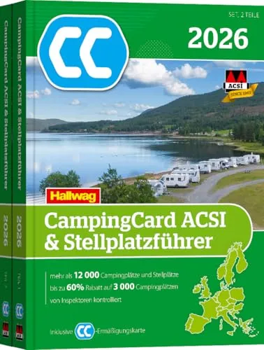 ACSI Stellplatzführer Europa 2026 inkl. CampingCard