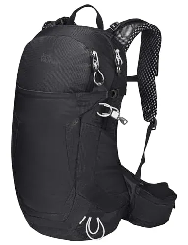 Jack Wolfskin Crosstrail 22 St Wanderrucksack 54 cm schwarz - Daypack für Wanderungen, mit ergonomischem Tragesystem und wasserdichtem Material für optimalen Komfort und Schutz.