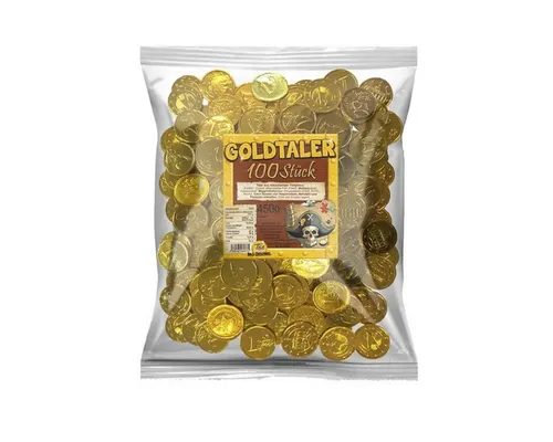 Tise Goldtaler - Kakaohaltige Fettglasur, 450g - Leckere Tise Goldtaler in praktischer 100 Stück Packung. Ideal zum Teilen oder für besondere Anlässe. Kühl und trocken lagern für beste Qualität.