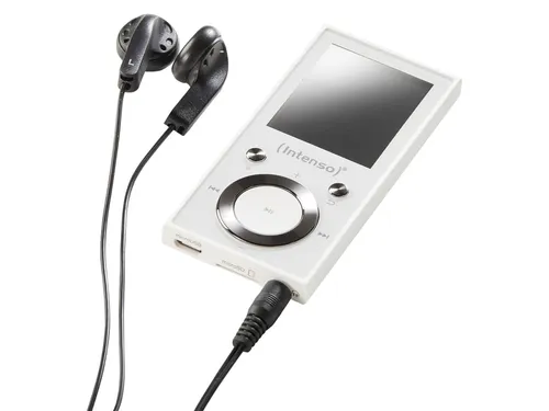 Intenso Video Scooter MP4-Player weiß 16 GB - Tragbares Multimedia-Wunder, 18 Std. Akkulaufzeit und Bluetooth für optimale Unterhaltung