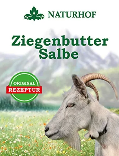 Ziegenbutter Salbe 100ml - Naturhof Hautpflege - Ziegenbuttersalbe 100ml mit Original Rezeptur für die tägliche Hautpflege. Spendet intensive Feuchtigkeit und pflegt die Haut nachhaltig.