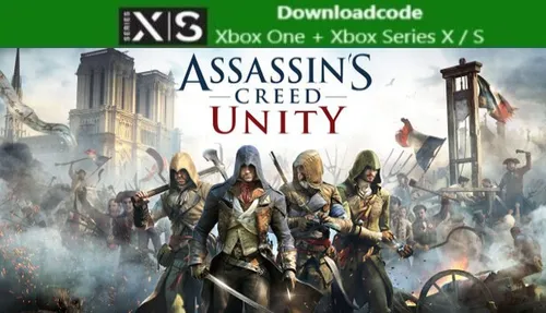 Assassin's Creed Unity - Xbox One Series X S Spiel Download Code - Action & Abenteuer Spiel, digitaler Downloadcode für Xbox One und Series X S, kostenloser Versand weltweit in 24 Std.