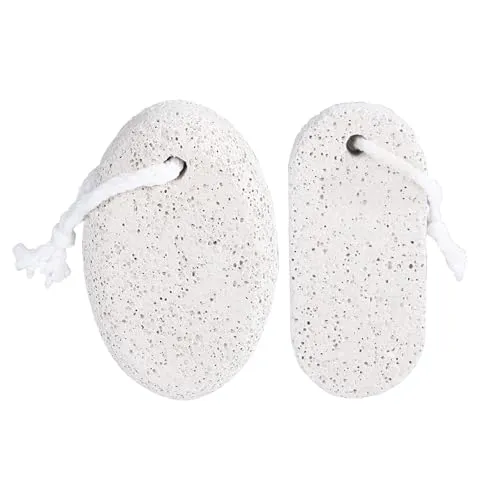 Stück Bimsstein Fußpflege, Bimsstein Hornhautentferner Pumice Stone für Hornhaut und Hautverhärtungen Entfernung für Füße und Hände, Natur Lavastein Fußpflege 2