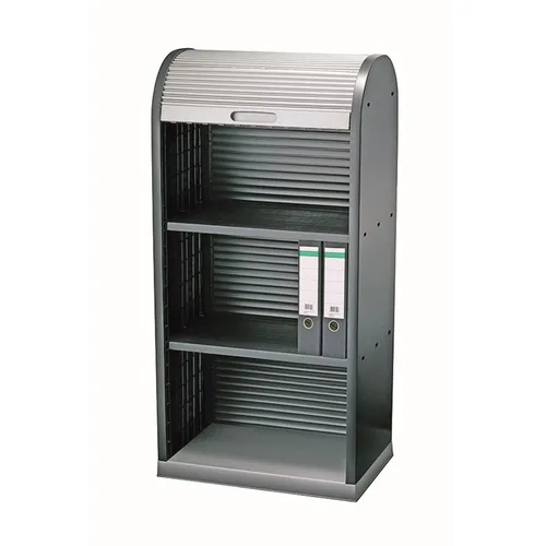 Büro Rolladenschrank anthrazit