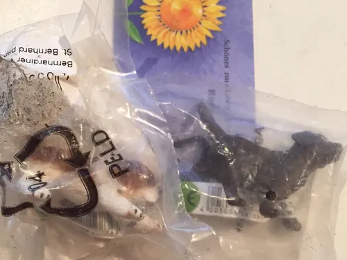 Schleich 16834 + 16388 Bernhardiner Welpe + Labrador Welpe Hunde dog NEU OVP