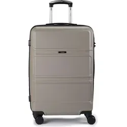 BENZI Hartschalen-Trolley 5739, 4 Rollen, grau