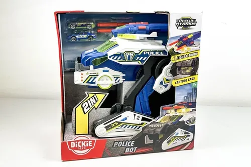 Dickie Toys Rescue Hybrids Polizei-Fahrzeug Police Bot 35 cm