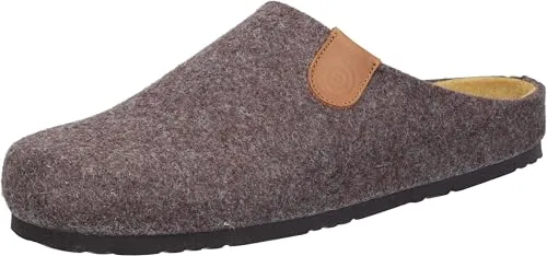 Dr. Brinkmann Hausschuhe 44 EU - Bequeme Schlupfschuhe aus Wollfilz mit ergonomischem Naturform-Fußbett, ideal für kräftige Füße, leicht und mit Filz-Futter für optimalen Komfort.