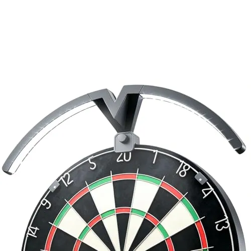 BrightArk Dart Beleuchtung, LED Dartscheibe Beleuchtung, 6000K Helle Lichtleiste für Dartscheiben, Einfache Montage auf Allen Standard Dartscheiben