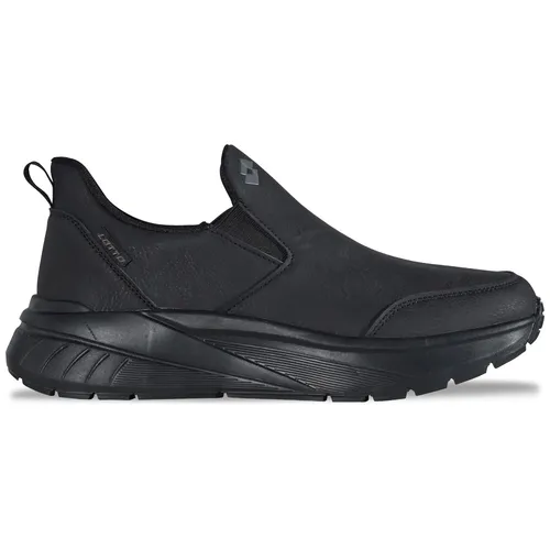 Lotto Slip-On Sneaker Gr. 46, BLACK-DK.GREY
