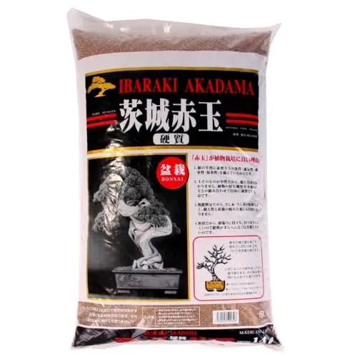 HUSUIME Bonsai-Erde Akadama 1-5 mm Ibaraki hart 12.5 Liter, Organisch, Bonsai Soil