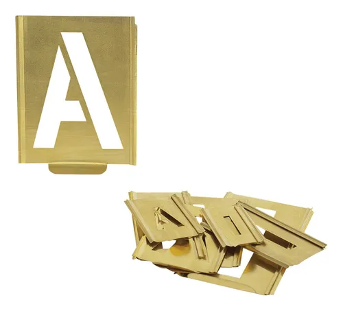 Kukko Signierschablone A-Z Schrifthöhe 40 mm - 327-040-B - Signierschablonen & Handschlagstempel, präzise Schrifthöhe von 40 mm für klare und professionelle Kennzeichnungen