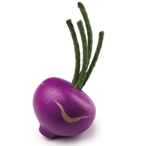 Erzi Blauer Kohlrabi aus Holz – Kaufladen & Kinderküche