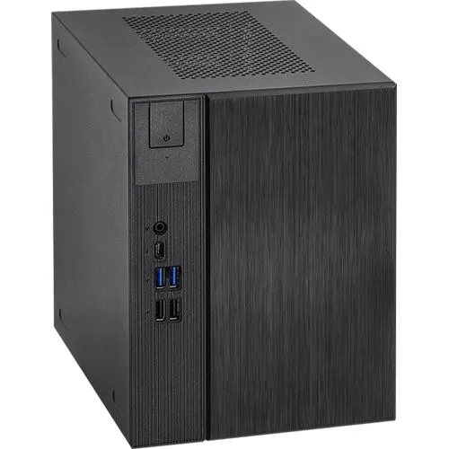 ASROCK DESKMEET 90BXG4501-A10GA0W - Mini-Tower Barebone, AMD X300, 4x DDR4, 5x USB 3.2 für vielseitige Konnektivität