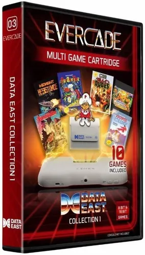 Blaze Evercade - Data East Collection 1 - Karte Nr. 03 - Konsolen Spielesammlung für Evercade, mit klassischen Retrogames und nostalgischem Spielspaß im Blister.