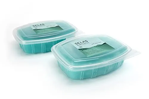 Paraffinwachs mit Aloe Vera 2.600ml (980g x 2 Stück) Selas .Paraffinbad für therapeutische und ästhetische Behandlungen von Händen und Füßen. Paraffintherapie, feuchtigkeitsspendend.