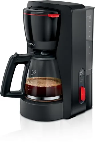 Bosch Filterkaffeemaschine MyMoment TKA3M133 - 1,25 L Glaskanne für 10-15 Tassen, Aroma+ für intensiven Kaffeegenuss und abnehmbarer Wassertank