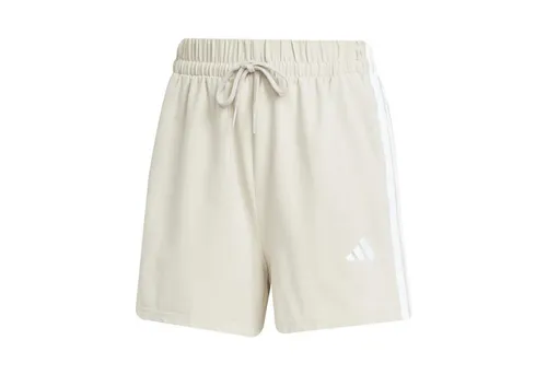 ADIDAS Damen Shorts Essentials 3-Streifen Cotton - Shorts aus weicher Baumwolle für optimalen Tragekomfort, mit ikonischen 3-Streifen für einen sportlichen Look im Alltag.