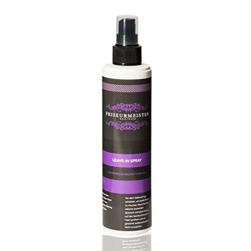 Friseurmeister Leave-In Spray 250ml - Glanzspray, feuchtigkeitsspray haare, haarpflege, haarpflege für trockenes haar, haarkur ohne ausspülen