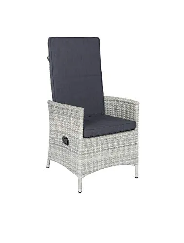 Mandalika Garden MONACO MOVE Polyrattan Diningsessel in weiß von Mandalika Garden