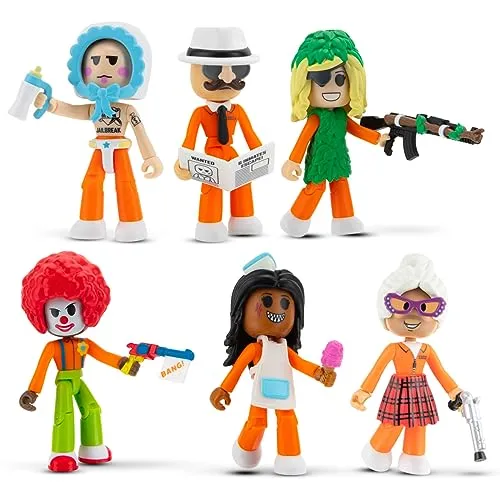 DevSeries CRS0059-6 Figuren Pack - Jailbreak: Hiding in Plain Sight, bewegliche Actionfiguren mit Spielcode