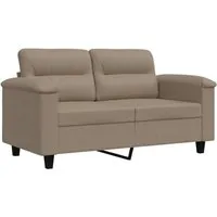Produktbild vidaXL 2-Sitzer-Sofa Taupe 120 cm